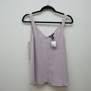 Forever 21 Chiffon Tank in Taupe in S